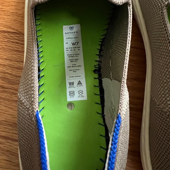 Rothy’s The original slip-on sneakers in Latte women’s size 7 - Picture 8 of 13